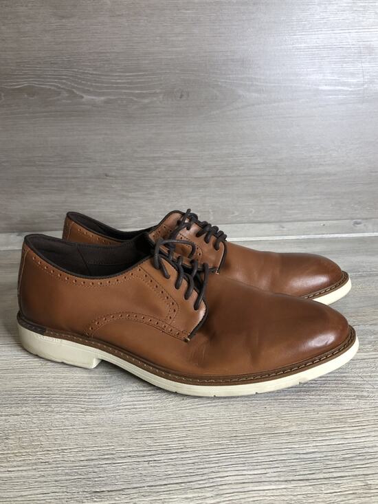 Cole Haan Shoes Mens 13 British Tan Leather Shoe flexgrand 360 C34125 Grand 360 main image 4